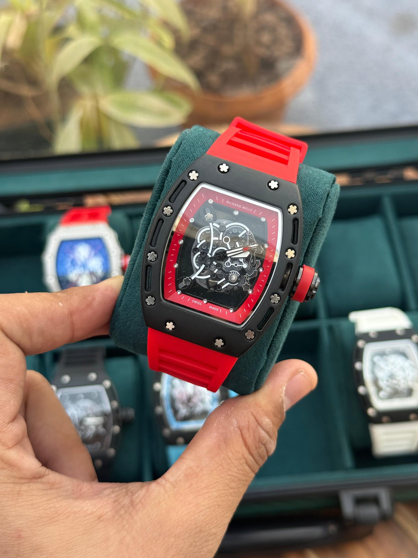 Richard Mille watch Back open