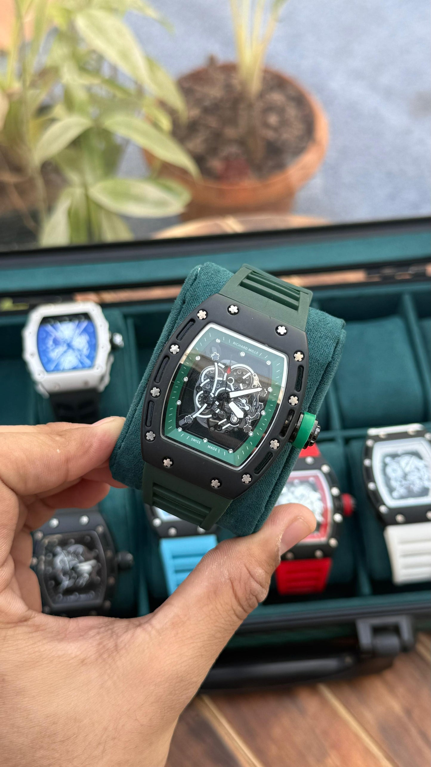 Richard Mille watch Back open