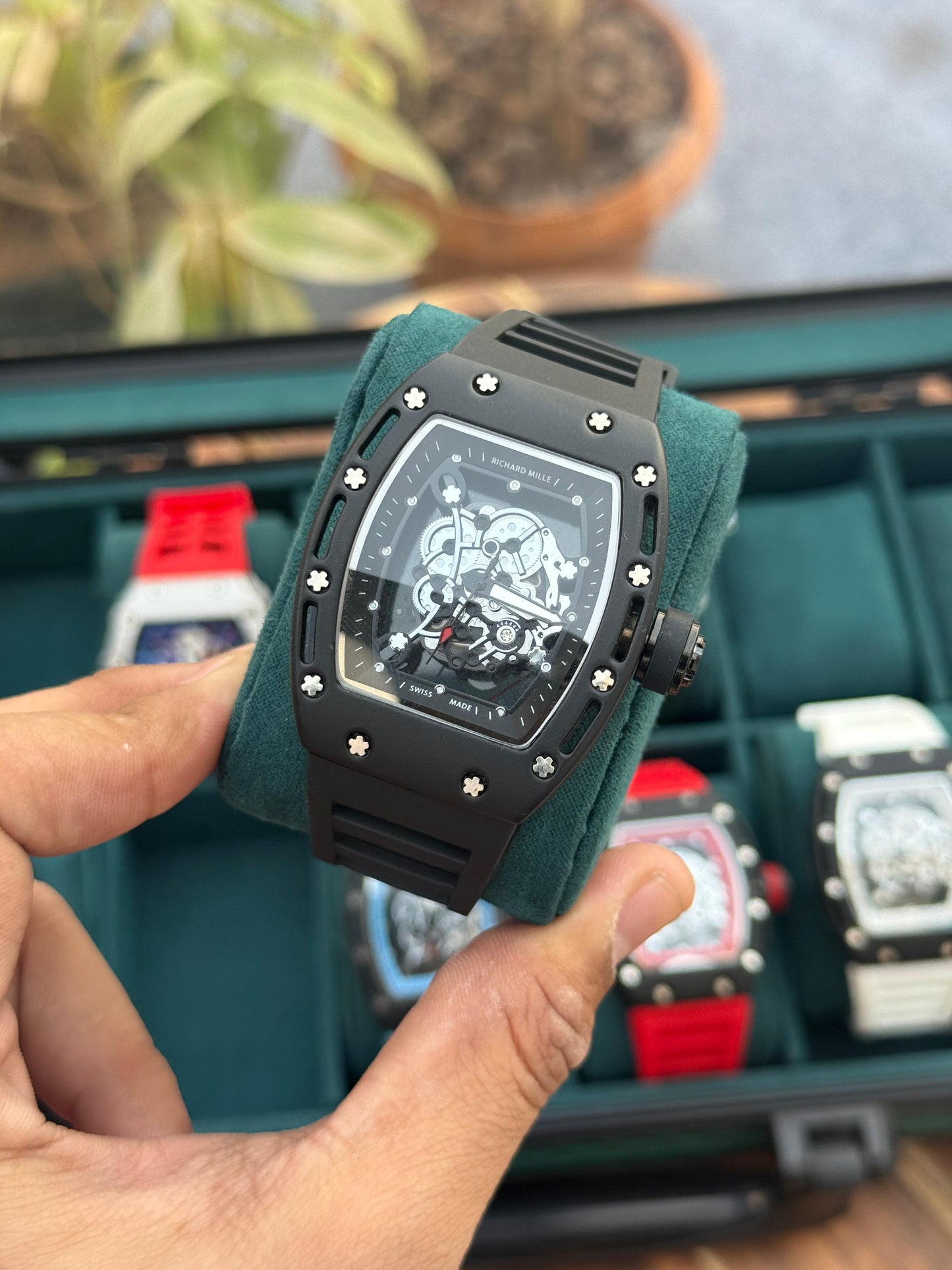 Richard Mille watch Back open